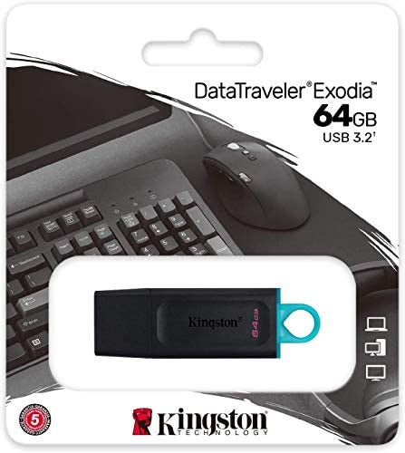 Kingston - Data Traveller Exodia USB Flash Drive - 64GB