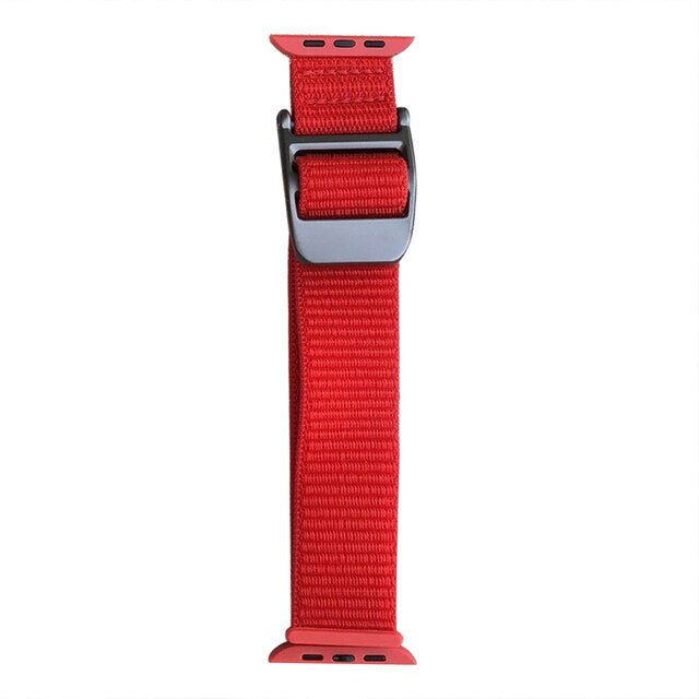 Spigen - DuraPro Flex Fabric Apple Band Strap - Red - 38/40/41mm