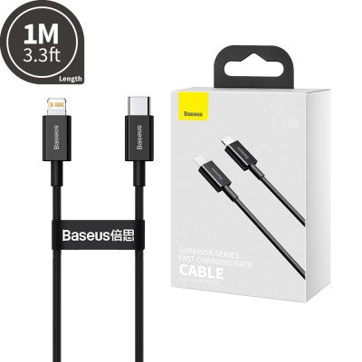 Baseus - Superior Series Fast Charging Data Cable USB-C to Lighting 20W 1M