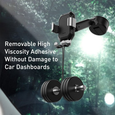 Baseus - Tank gravity car mount holder with suction base