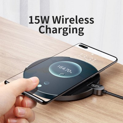 Baseus - Digital LED Display Gen 2 Wireless Charger 15W-Black