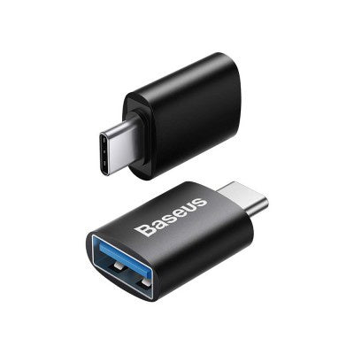 Baseus Ingenuity USB-C to USB-A Adapter OTG USB 3  - Black