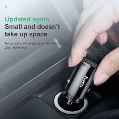 Baseus - Grain Pro Car Charger (Dual USB- A / 4.8A)