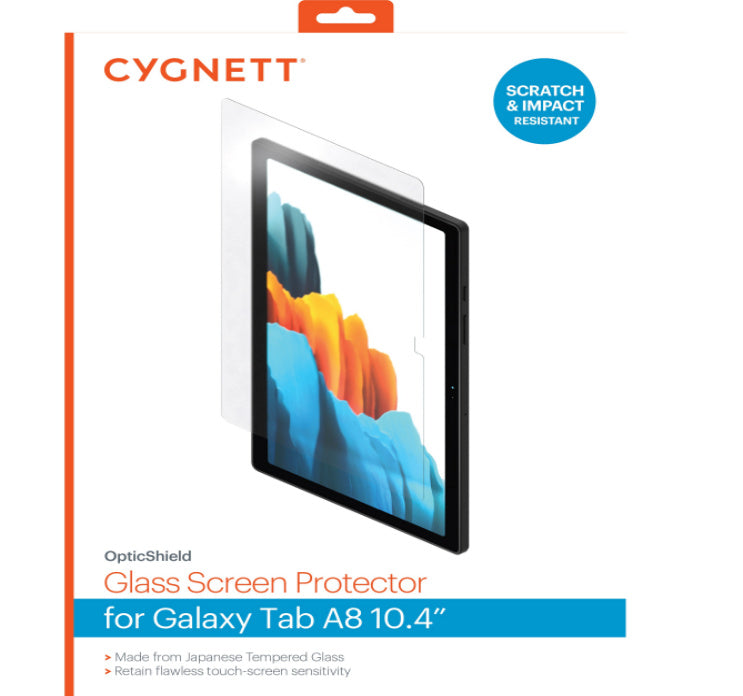 Cygnett OpticShield Samsung Galaxy Tab A8 (10.5'') - Tempered Glass Screen Protector