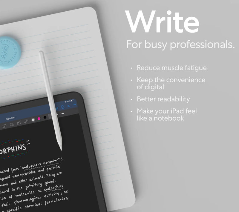 Paperlike Screen Protector (v2.1) for Writing & Drawing for iPad 10.9"