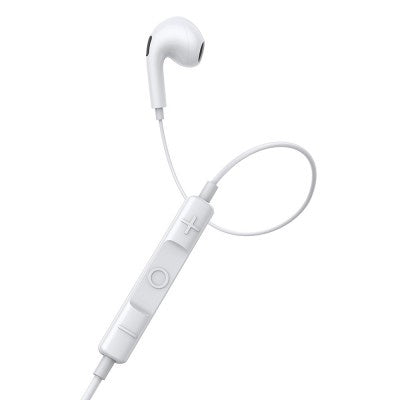 Baseus - Wired Earphones Encok CZ17 with Type-C Plug - White