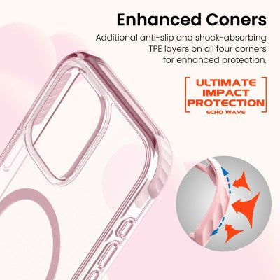 REDEFINE Echo Wave Ultimate Impact Protection Transparent Case for iPhone 16 Plus