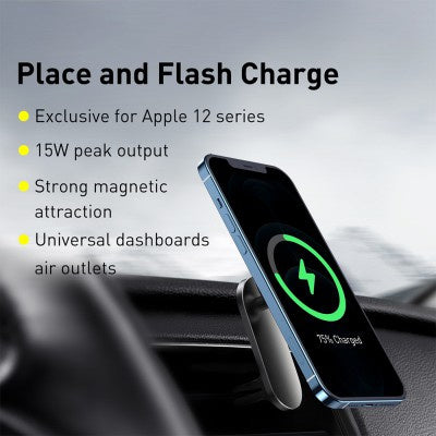 Baseus - Big Energy Car Mount Wireless Charger For Dashboards and Air Outlets WXJN-01