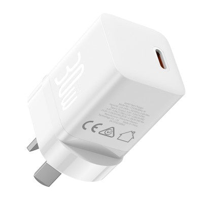 Baseus - GaN5 Mini Fast Charger 1C 30W-Moon White