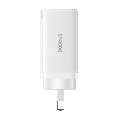 Baseus - GaN5 Pro Fast Charger 2xUSB-C 1xUSB 65W  Moon White