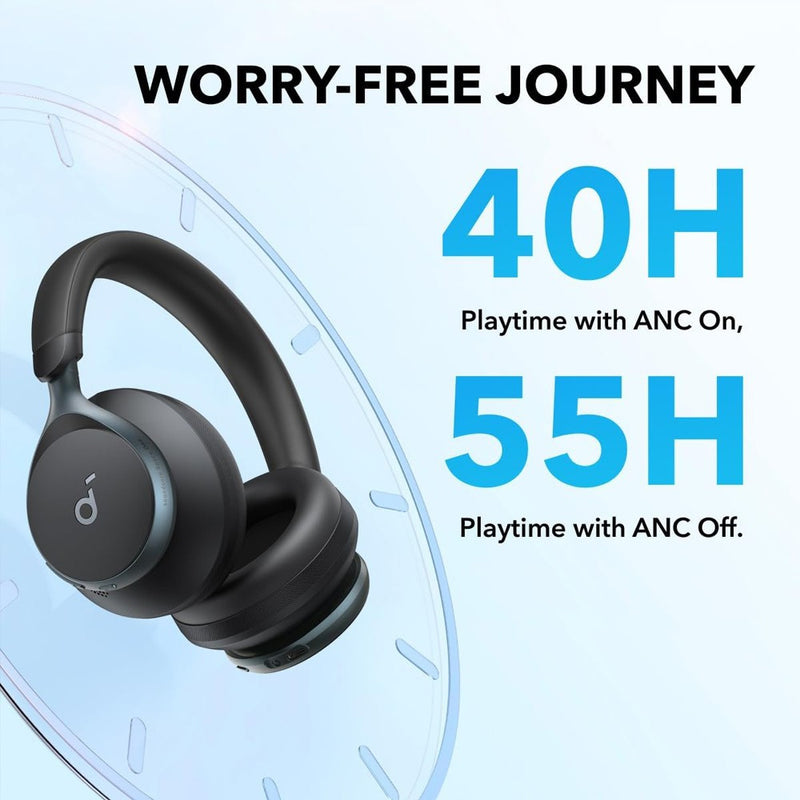 Anker Soundcore Space One Active Noise Cancelling Headphone (A3035) - Jet Black