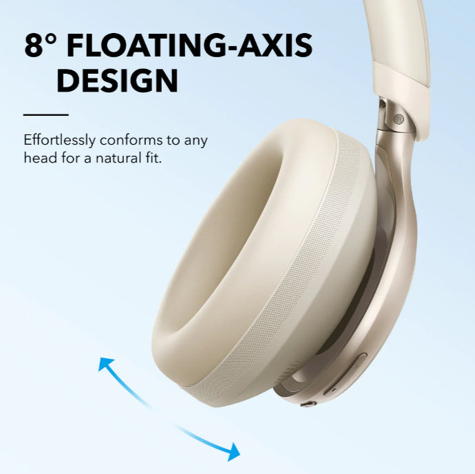 Anker Soundcore Space One Active Noise Cancelling Headphone (A3035) - Latte Cream