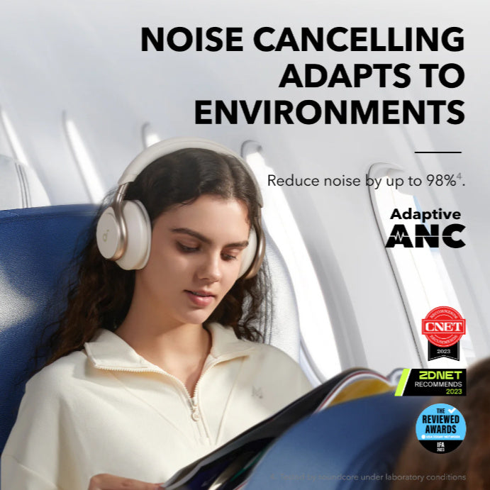 Anker Soundcore Space One Active Noise Cancelling Headphone (A3035) - Latte Cream